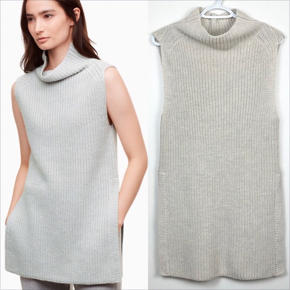 Aritzia Wilfred Durandal Sweater Chunky Sleeveless Tunic